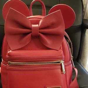 Loungefly Minnie Mouse Red Mini Backpack